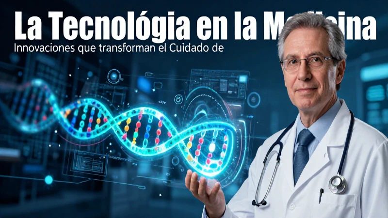 Tecnología médica transforma el cuidado con innovaciones