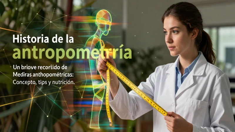 Investiga la antropometría y sus medidas con estilo
