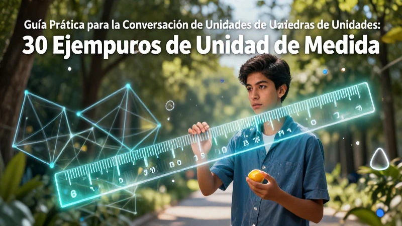 Medidas de Unidades: 30 Ejemplos de Unidad de Medida 14 Guía visual de conversión de unidades