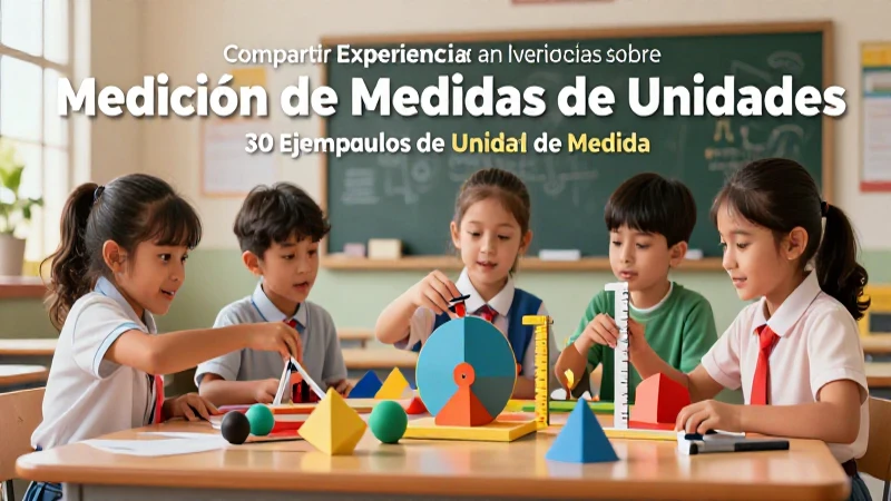 Medidas de Unidades: 30 Ejemplos de Unidad de Medida 22 Medición de unidades: compartiendo experiencias educativas