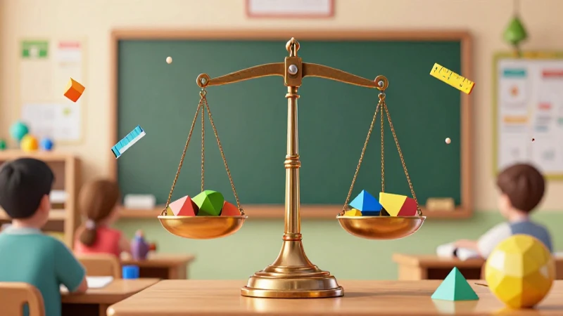 Medidas de Unidades: 30 Ejemplos de Unidad de Medida 5 Escala de equilibrio educativa con unidades geométricas