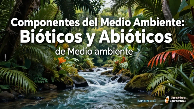 Medio ambiente: vida y elementos esenciales