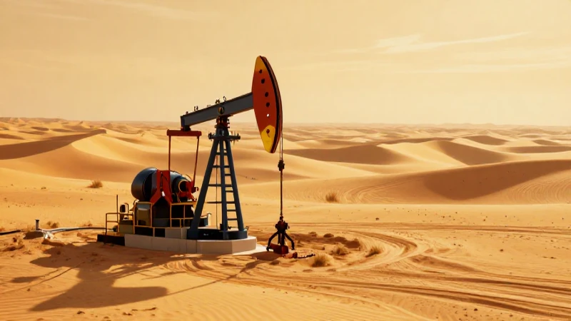 Tecnología futurista de extracción en desierto dramático