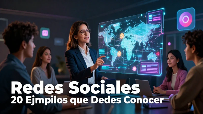 Educador interactúa con redes sociales globales