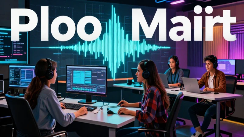 Estudio moderno con estudiantes mexicanos creativos