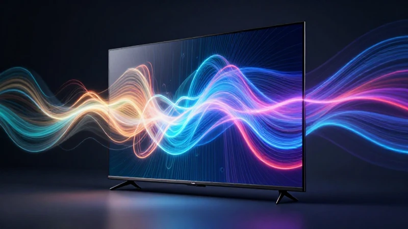 Pantalla moderna, hologramas y luz dinámica 8K