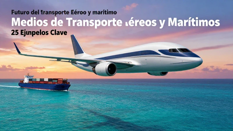 Medios de Transporte Aéreos y Marítimos: 25 Ejemplos Clave 5 Futuro del transporte aéreo y marítimo