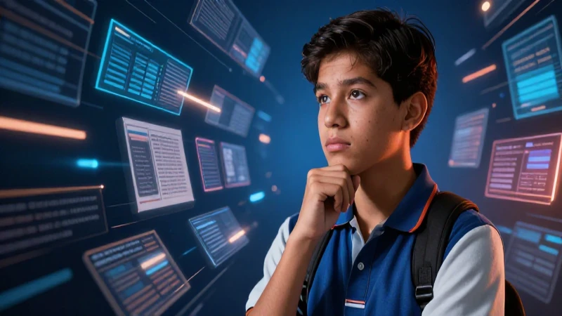 Medios Masivos de Comunicación: Impacto y Evolución Actual 7 Estudiante mexicano con información digital