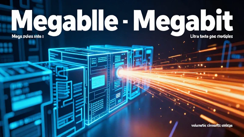 Megabyte es medida de datos, Megabit de flujo