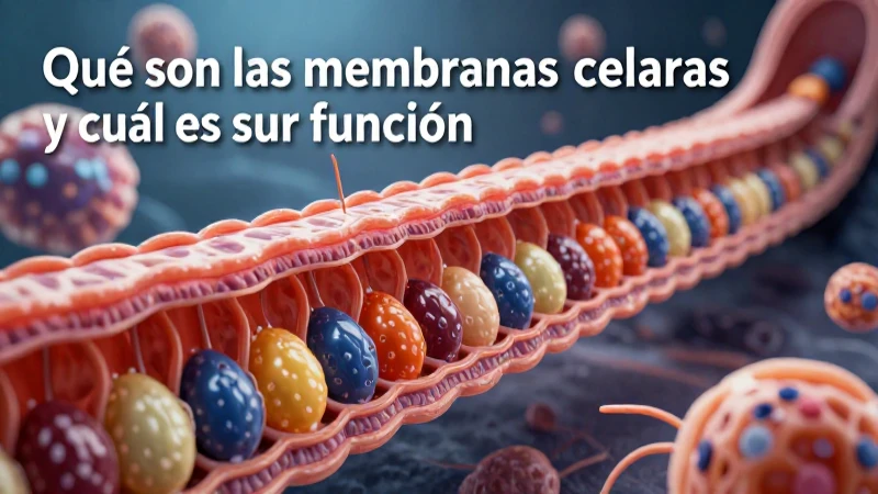 Qué son las membranas celulares y cuál es su función 7 Ilustración detallada de la membrana celular