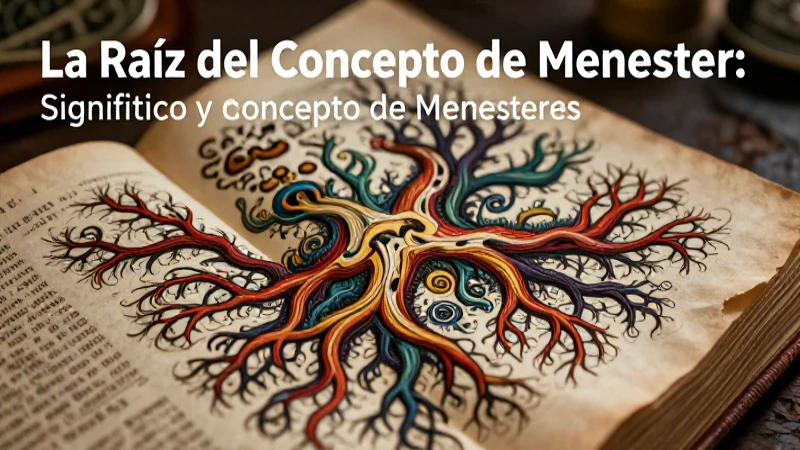 Estudio del origen y concepto de menesteres