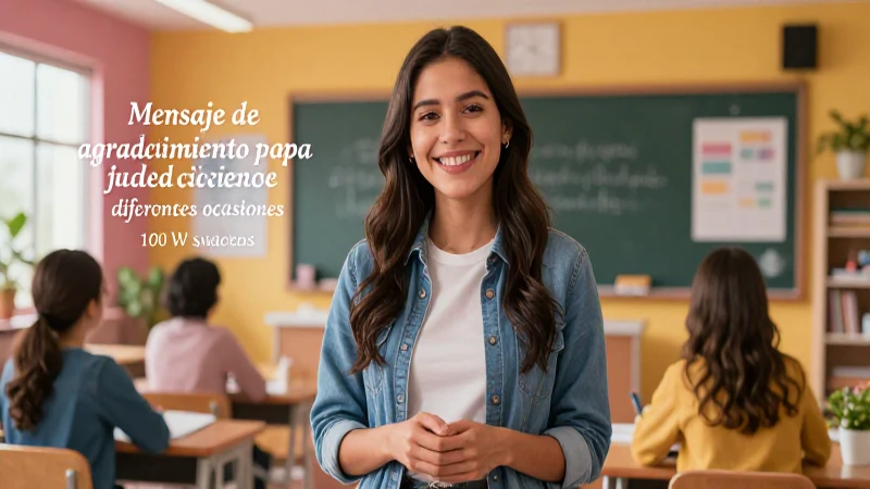Educación, agradecimiento y mensajes inspiradores