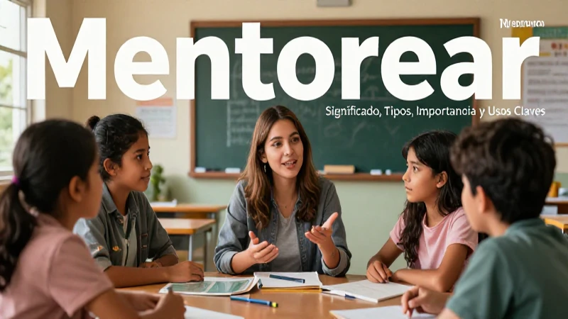 Tipos e importancia de mentoría real