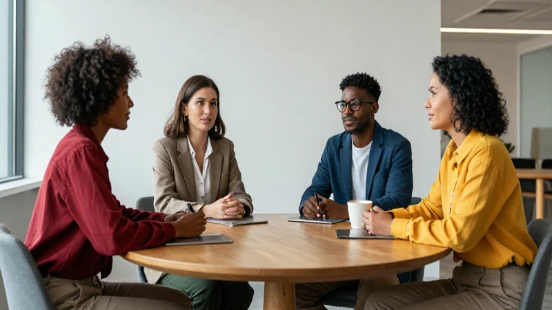 Ejemplos de una mesa redonda: Qué es y cómo se hace 5 Equipo profesional reunido en sala moderna
