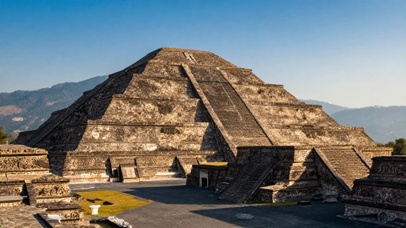 Pirámide del Sol: majestuosidad y luz dorada