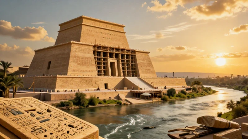 Mesopotamia: qué es, su historia y características clave 4 Zigurat antiguo junto al río al atardecer