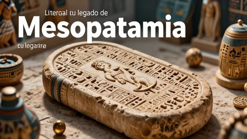 Mesopotamia: qué es, su historia y características clave 9 Ilustración vibrante del legado de Mesopotamia