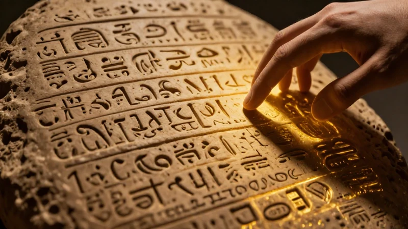 Mesopotamia: qué es, su historia y características clave 7 Ilustración impactante de cuneiforme antiguo