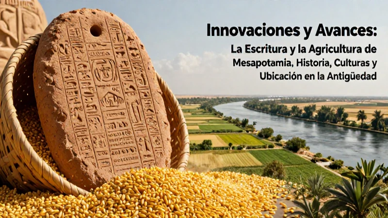 Mesopotamia: Historia, Culturas y Ubicación en la Antigüedad 4 Mesopotamia: cuna de la escritura y la agricultura