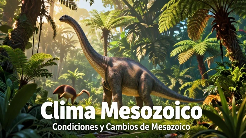 Mesozoico: Resumen, flora, fauna, clima y características 5 Mesozoico: dinosaurios, junglas y clima