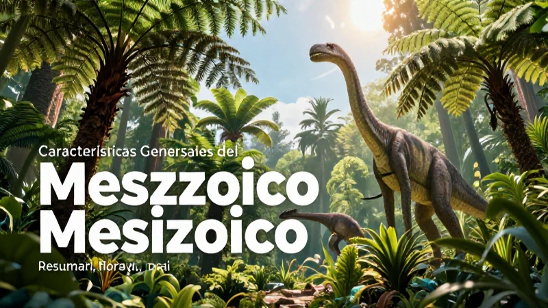 Mesozoico: Resumen, flora, fauna, clima y características 3 El Mesozoico: vida, flora y clima prehistórico