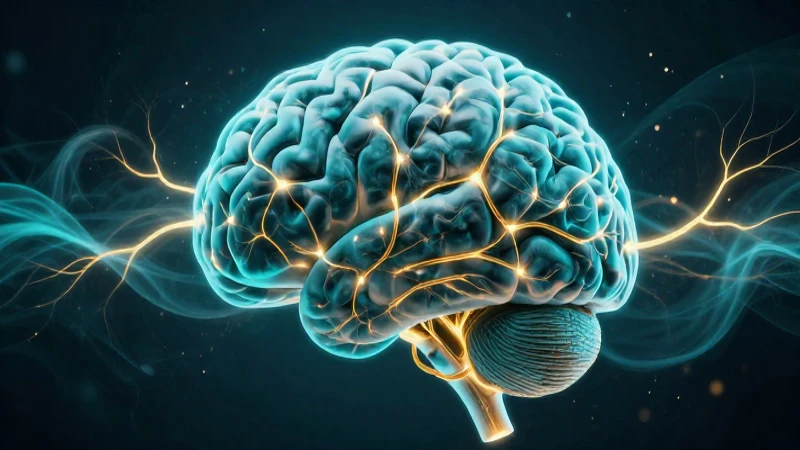 Cerebro conceptual de mármol con raíces doradas