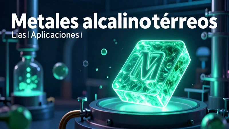 Qué son los metales alcalinotérreos y sus aplicaciones 4 Extracción de metales alcalinotérreos y sus usos