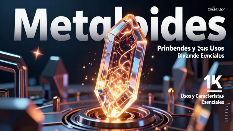 Metaloides: Propiedades, Usos y Características Esenciales 4 Metaloides: propiedades, usos y características
