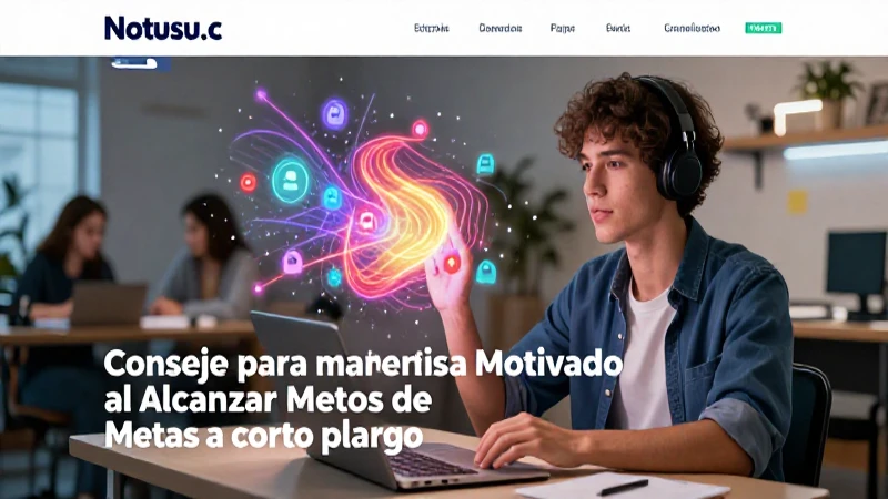 Guía motivacional para alcanzar metas a corto plazo