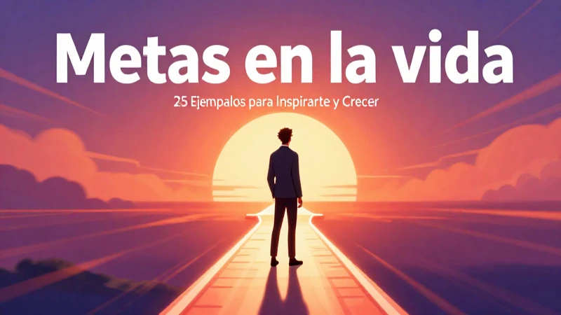 Metas en la vida: 25 Ejemplos para Inspirarte y Crecer 3 Establecer metas impulsa el crecimiento personal