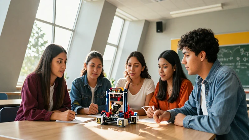 Estudiantes mexicanos colaboran en robótica moderna
