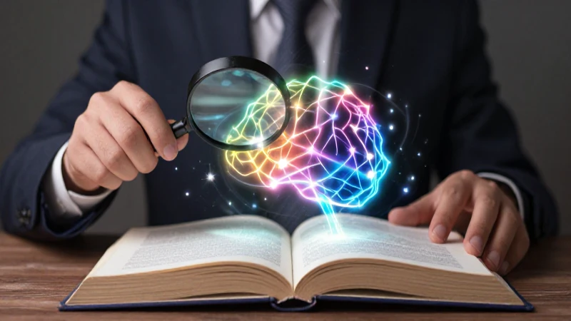 Red neuronal brilla desde un libro mexicano