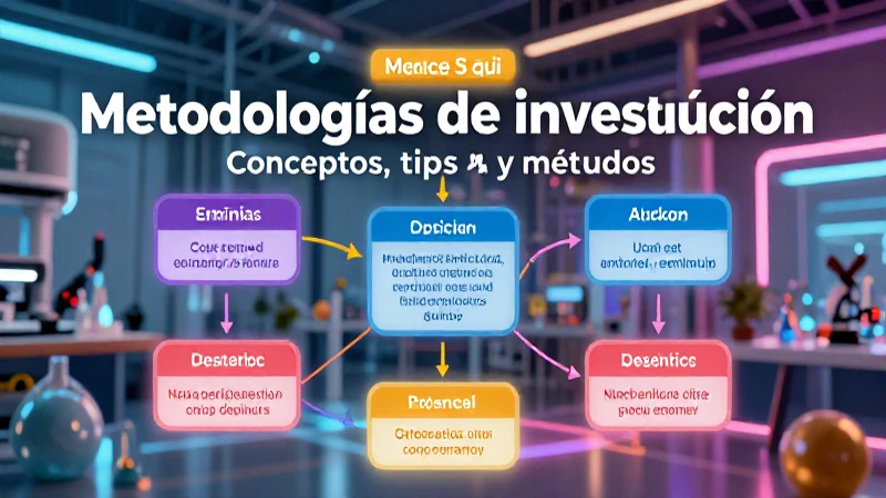 La metodología es esencial en la investigación científica