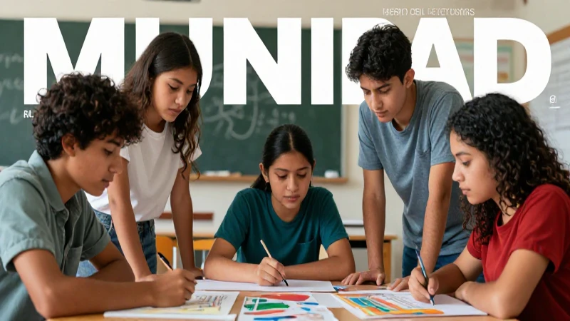 Metodologías de aprendizaje innovadoras en la escuela mexicana: ¡Descúbrelas! 3 Estudiantes mexicanos crean proyectos dinámicos en un aula moderna