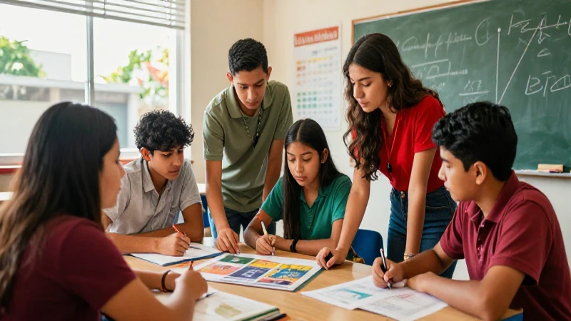 Metodologías de aprendizaje innovadoras en la escuela mexicana: ¡Descúbrelas! 6 Estudiantes mexicanos colaboran en un proyecto innovador