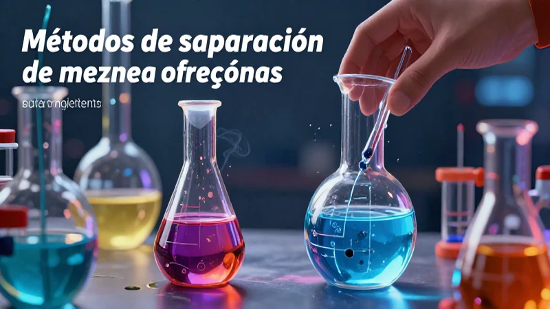 Guía visual sobre separación de mezclas