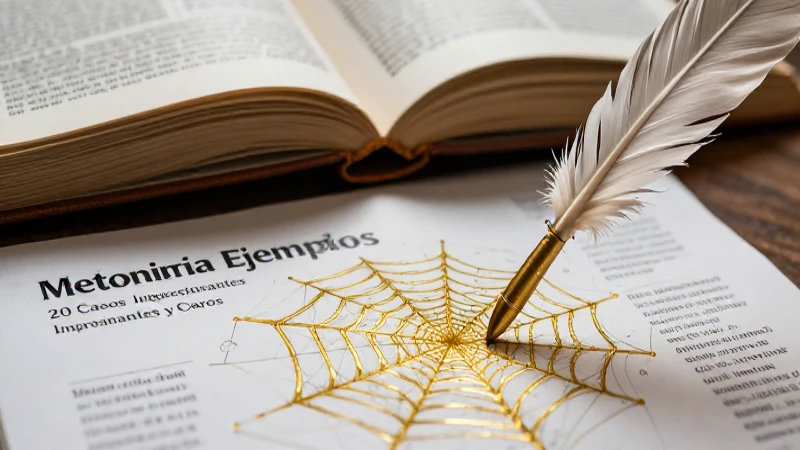 Metonimia: veinte casos claros de uso