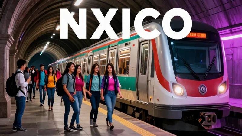 Arte vibrante de estudiantes en el Metro