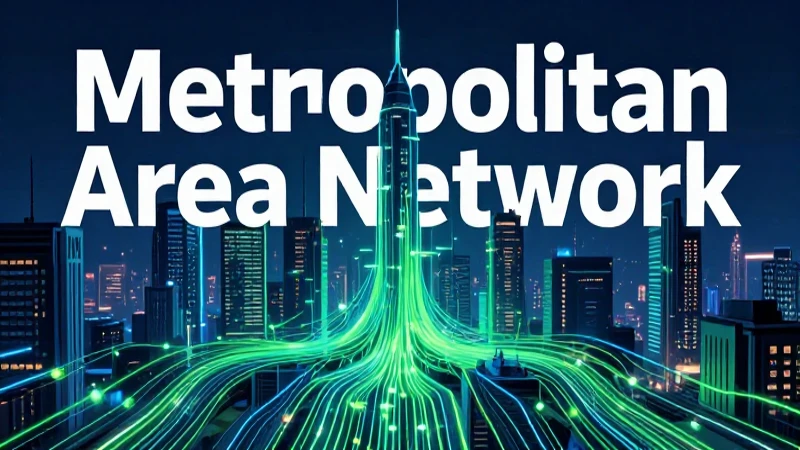 Red metropolitana digital futurista vibrante