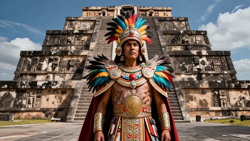 Conquistador mexica en el Templo Mayor