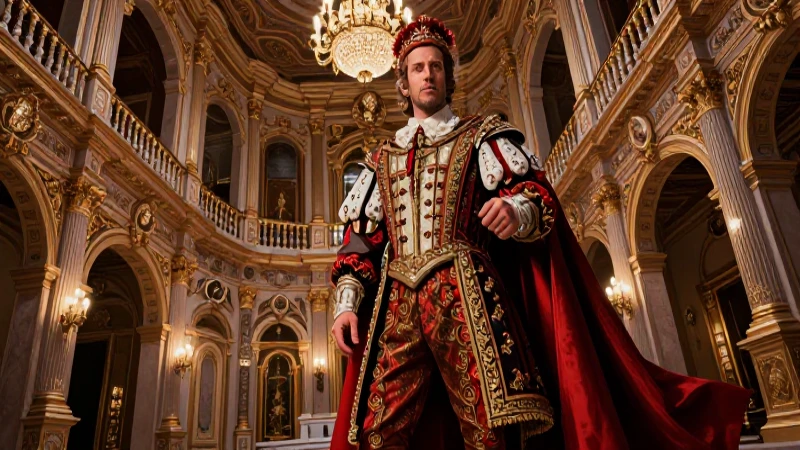 Viaja en el tiempo: La historia del México virreinal al descubierto 3 Opulento Virrey español en escena barroca
