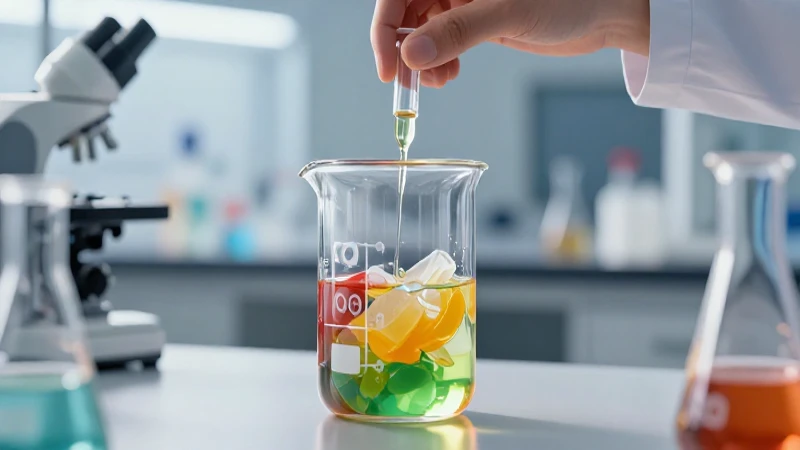 Experimento químico detallado en laboratorio