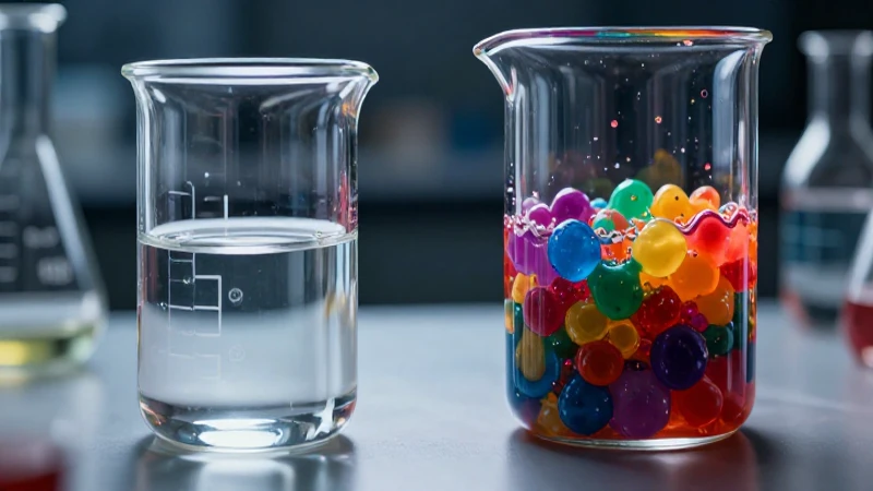 Laboratorio moderno con frascos dinámicos de alta calidad