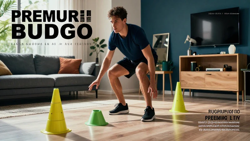 Mi cancha: Transformando mi casa en un espacio deportivo 8 Atleta dinámico en entorno moderno