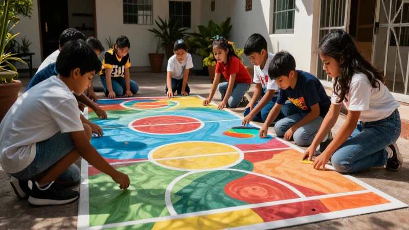 Mi cancha: Transformando mi casa en un espacio deportivo 6 Niños mexicanos crean un deporte dinámico y educativo