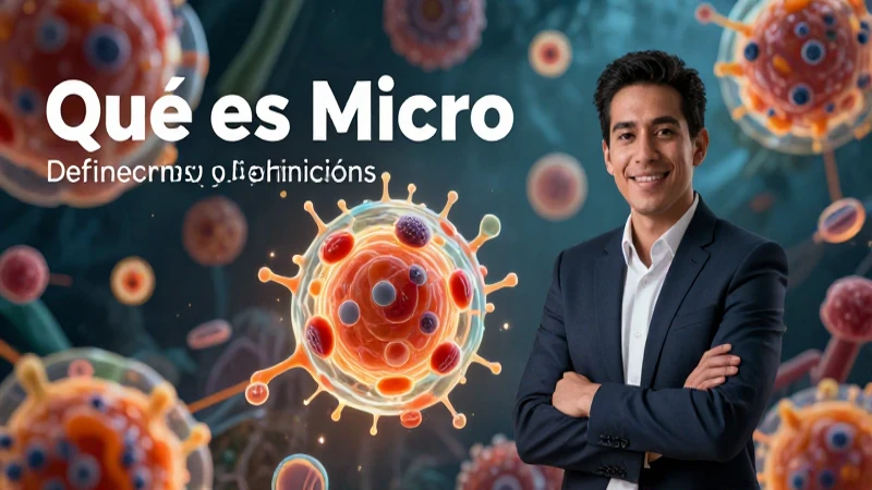 Qué es micro Definición, ejemplos y más detalles 7 Portada educativa profesional de ciencia micro