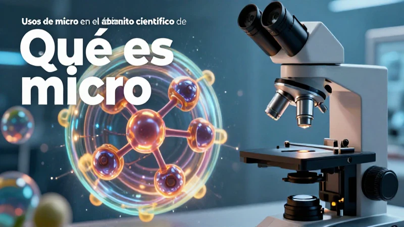 Qué es micro Definición, ejemplos y más detalles 3 Capa educativa vibrante sobre el mundo microscópico