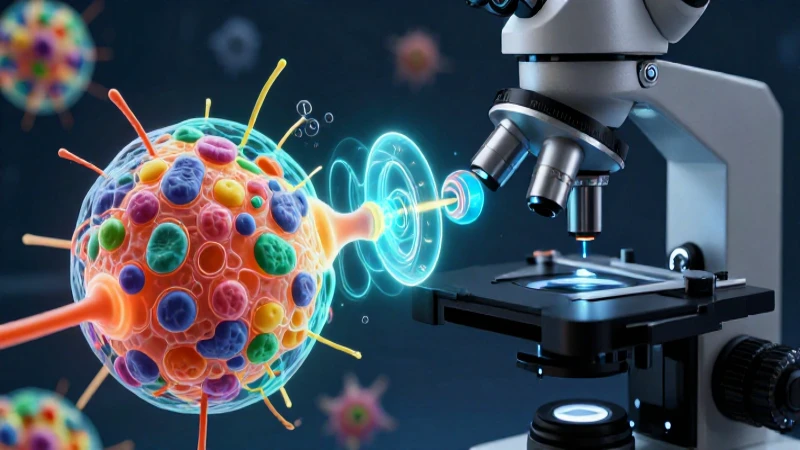 Microscopio: concepto, partes, tipos e invención explicados 4 Microscopio moderno con estructuras celulares bioluminiscentes