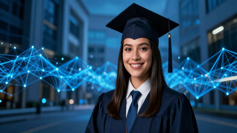 Mineduc becas para graduandos: Oportunidades en AWS 8 Graduado mexicano, retrato digital y profesional