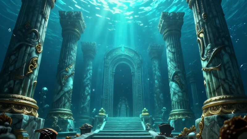 Mitos cortos: 10 ejemplos Impresionantes para descubrir 10 Ruinas atlánticas submarinas con estilo cinematográfico